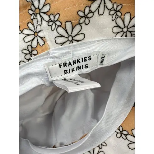 frankie's bikinis  - Jax Terry Daisy Bucket Hat in Orange and White