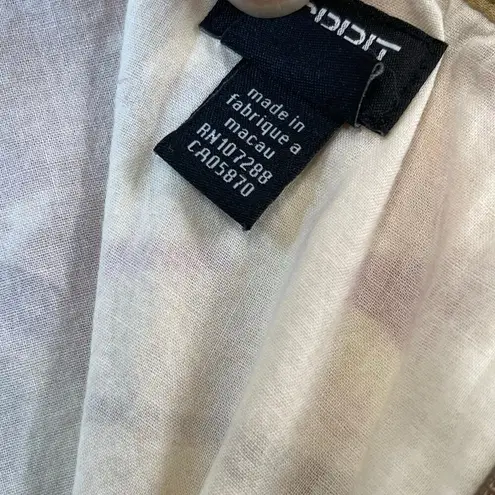 Y2K 90s Esprit Collection Floral Bias Cut Skirt Size 10 Flowy floral skirt Tan