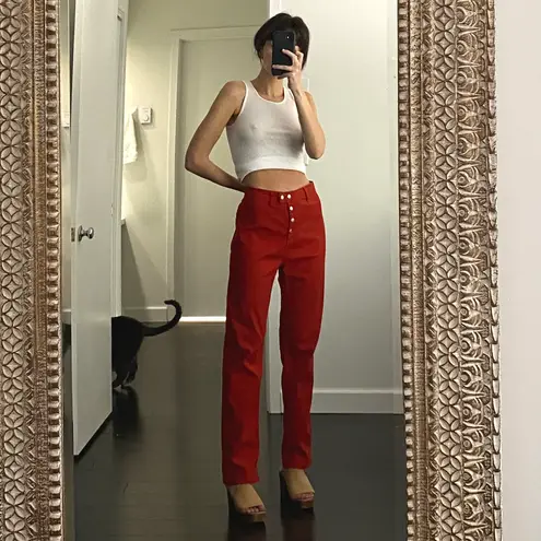 by the way. / Revolve Veronica Snap Front Pant in Rust