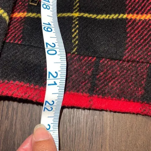 Thread & Supply Moto Jacket Lumberjack Plaid Vintage 1980’s Size Small Red