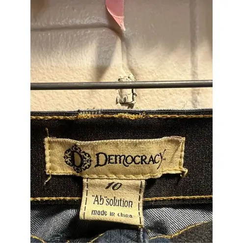 Democracy Blue Jeans Woman’s Size 10 Ab Solution