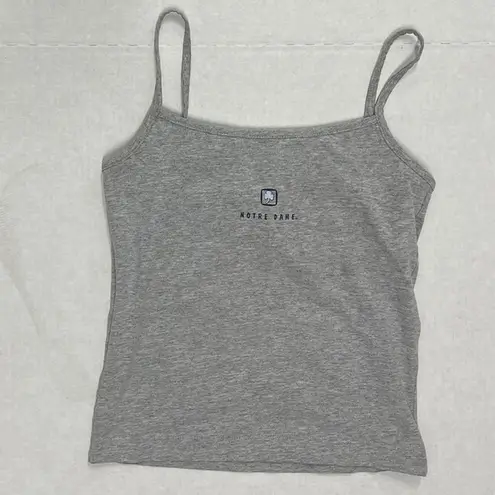 Gear for Sports Grey Norte Dame Spaghetti Strap Tank Top - Size Medium