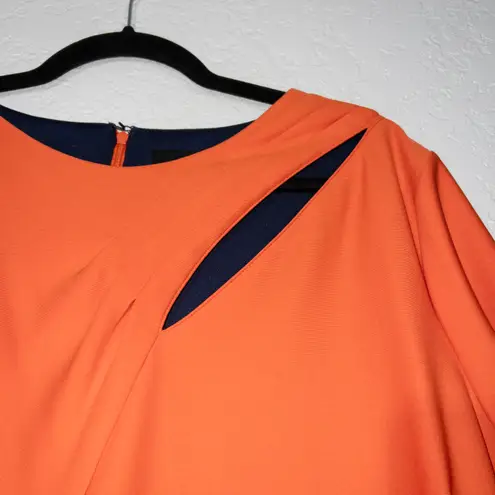 Celia New Cenia Orange Cut Out Midi Dress Size XL