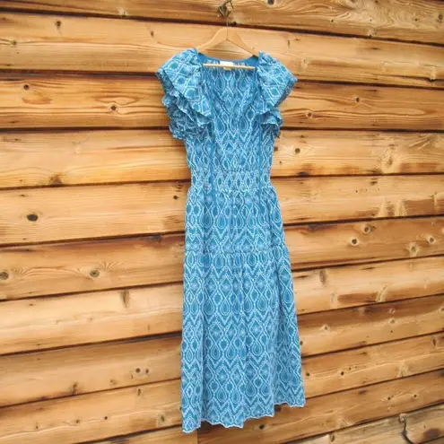 Shoshanna Zona Eyelet Midi Dress