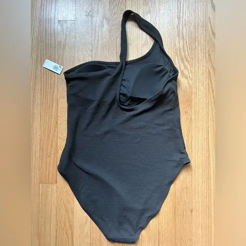 Old Navy NWT  Pucker One Shoulder Black Swimsuit Size Large XL