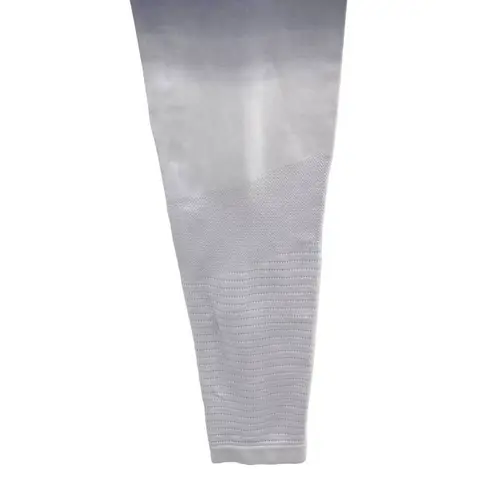 Zyia Black and White Ombre Performance High-Rise 7/8 Leggings Medium Athletic