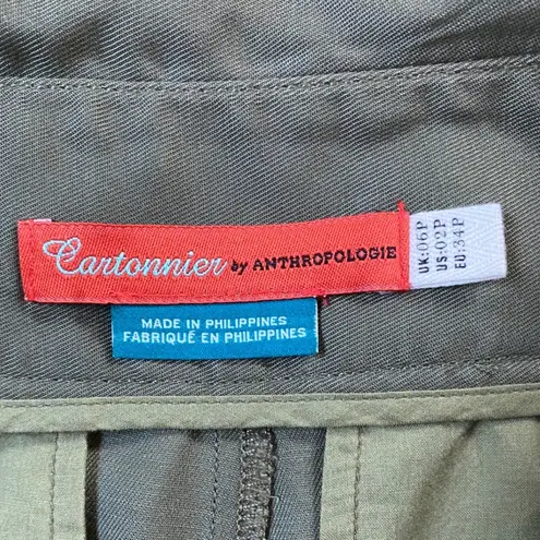 Anthropologie Cartonnier Kingsley Green Moss Tie