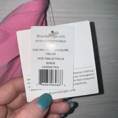 Beyond Yoga NWT Women's Medium Featherweight Carried Away One Shoulder Dress