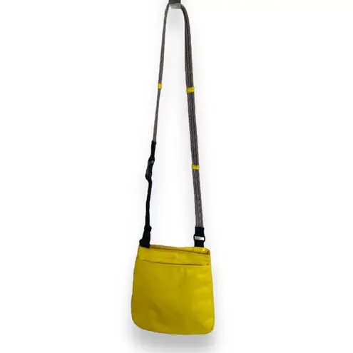 KAVU Keep Along Cross Body Bag Rope Swing Canvas Travel Yellow Adjustable Strap