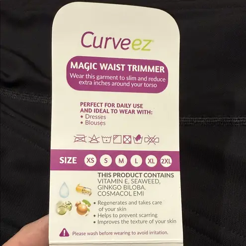NWT Curveez Open Bust Vest for Women Sculpting size XL Black