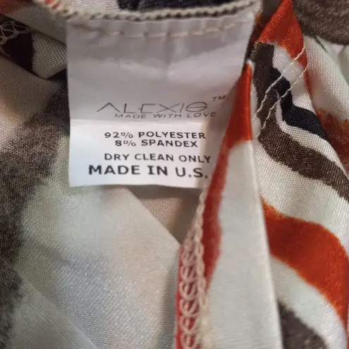 Alexis Wide Sleeve Multicolor Floral Striped Abstract Print Romper Playsuit