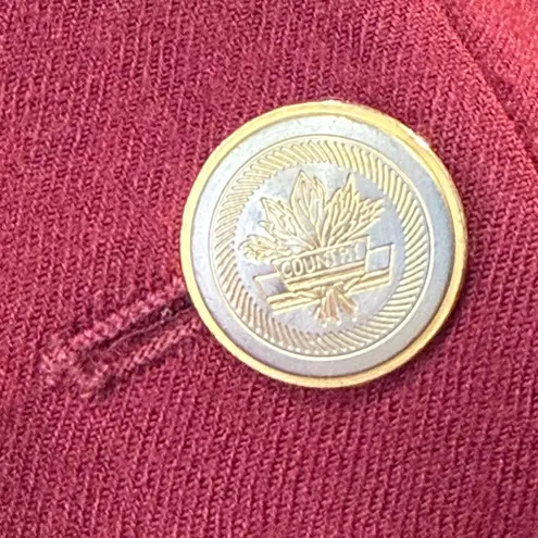 Jos. A. Bank Women's 100% Wool Double Breasted Blazer/Suit Jacket Cherry Red-6