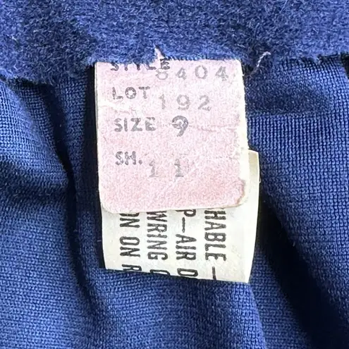 Vtg Blue Dress W/ Shrug 70s 80s Maxi Lace Bell Sleeve Halter Boho Hippie Regency Size 8