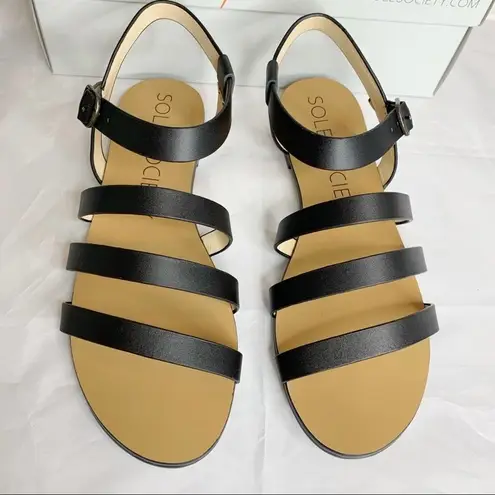 Sole Society  Eesha Strappy Ankle Wrap Sandals Size 7.5