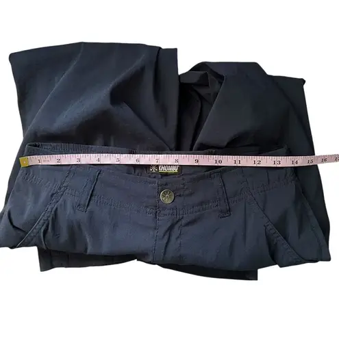 Khombu Cropped Pants Womens Small Outdoors Hiking Fishing Camping Lightweight