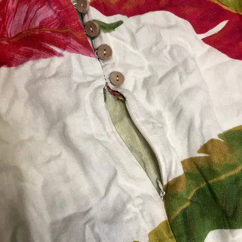 Farm Rio Spring Forest Jumpsuit Leaves Jungle Rainforest Tropical Floral Size L