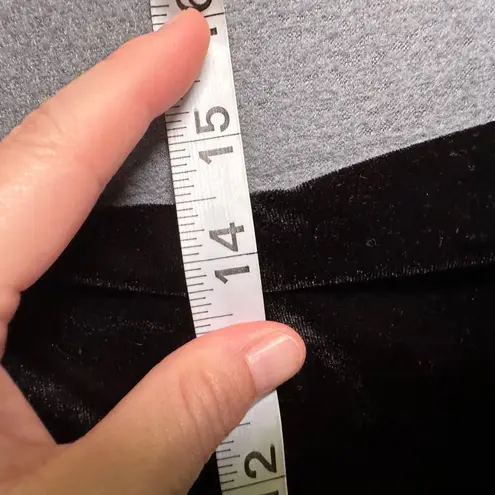 Connected Apparel Dress Womens 8P Black Velvet Red Lace Sheath Party Career