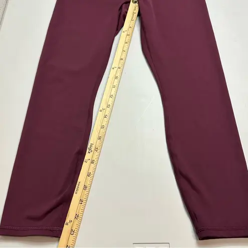 prAna Mindset Classic High Rise 7/8 Leggings In Fig UPF 50 Size Large