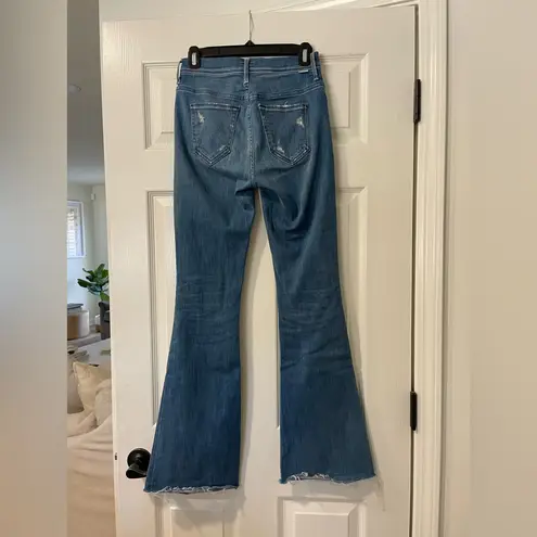 Mother Denim The Weekender in Graffiti Girl Blue Size 25