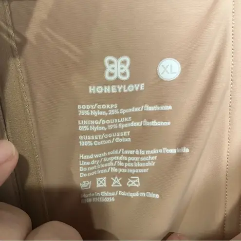 Honeylove super power short Shapewear in sand size XL Tan