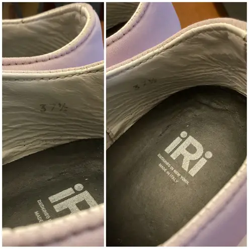 iRi NEW YORK LILAC PURPLE NEOPRENE THICK SOLE SLIP ON SNEAKERS (37.5) Size 6.5