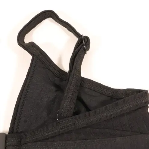 Seafolly NWT Inka Rib D Cup Bralette in Black