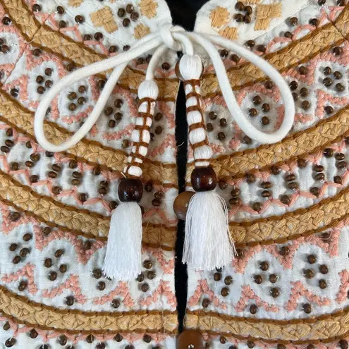 Veronica Beard Fernanda Embroidered Cropped Jacket