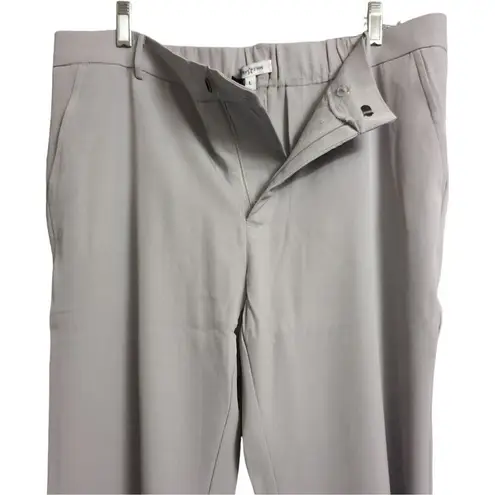 NWT AREA STARS Grey Liz Pant Dress Pants Belt Loops Polyester Large Gray