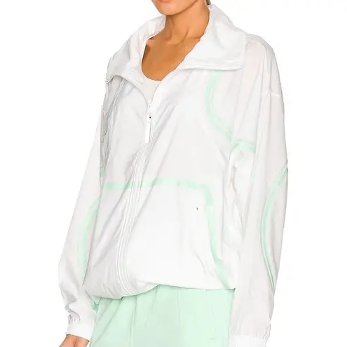 NWT adidas by Stella McCartney Full Zip Jacket in White Size Small