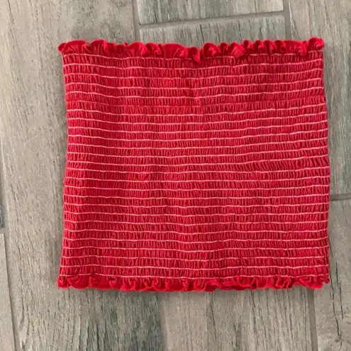 Brandy Melville  red stretchy tube top