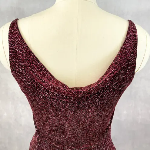 My Michelle  Womens Top Large Y2K Indie Sleaze Club Glitter 90s Party Going Out