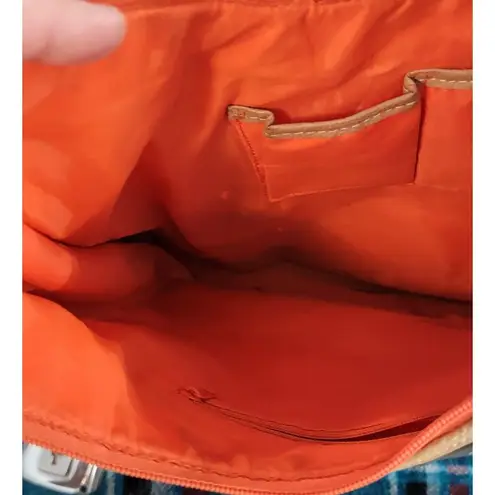 COOGI Vintage Black Purse with Bold Multicolor Accents