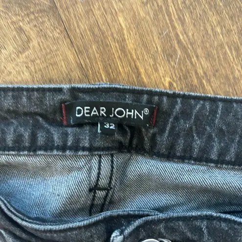 Dear John  Vintage Black Rosie Flare Jeans Size 32