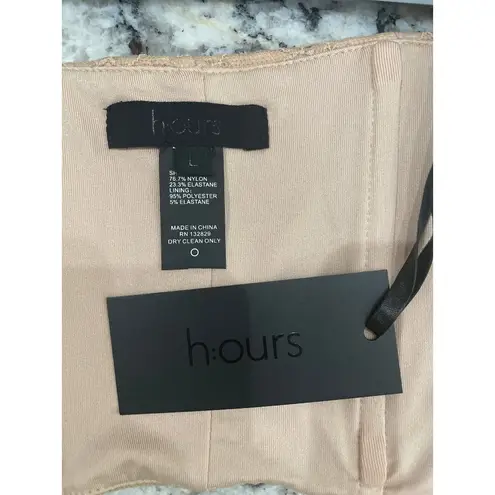 H:ours Yasir Top Light Tan Womens Size Large