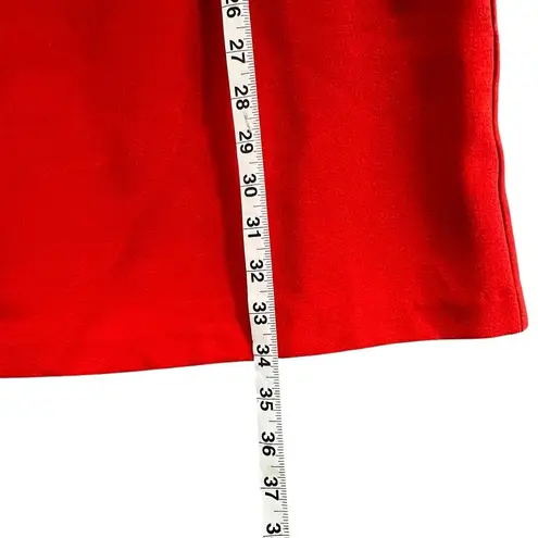 THML Shift Dress S Black Fleur De Lis Red Colorblock Sleeveless Moulin Rouge