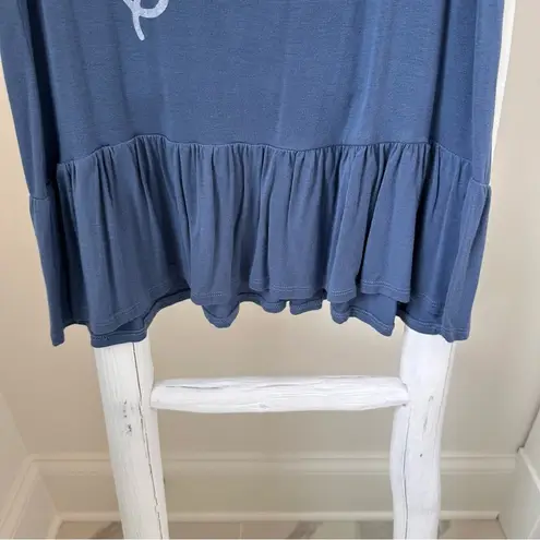 Zoe & Liv Hello Sunshine Blue Tank Top Size Medium
