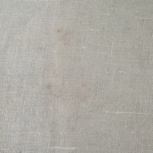 Flax Women’s Medium Cream 100% Linen Short Sleeve Top