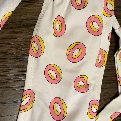 Odd Future logo white/pink donut bandeau bikini, size M