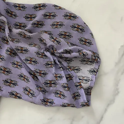 Tolani Silk Tunic Top Swim Cover Up Cruise Boho Hippie Artsy Festival Sz Medium