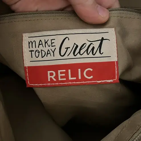 Relic by Fossil Bailey Double Shoulder Handbag Smoke VGUC