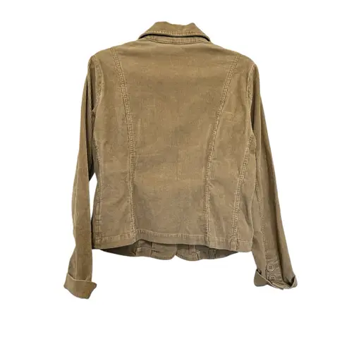 Bill Blass Vintage 90s Y2K era L corduroy jacket light brown/tan cropped blazer