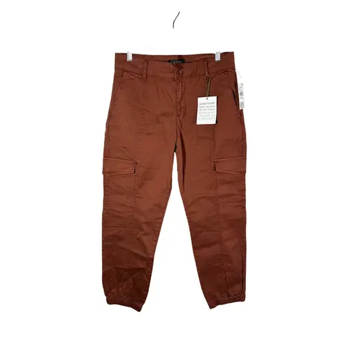 Sanctuary  Rebel Cargo Ankle Crop Pants Size 29 Rich Clay