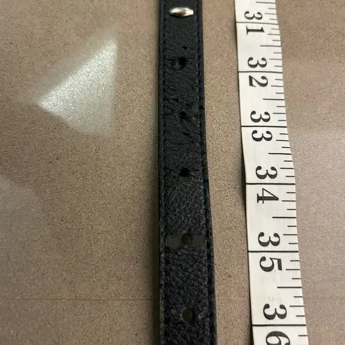 Belt Sleek Black Belt Bag with Textured Leather