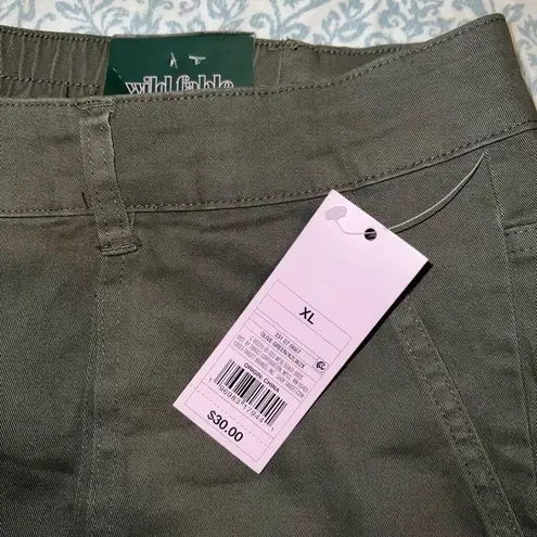 Wild Fable NWT  Olive green cargo pants size XL