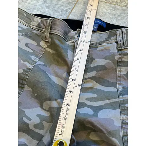 Democracy AB Solution Cargo Pants size 14 Camo Trousers Pockets Womens Grunge