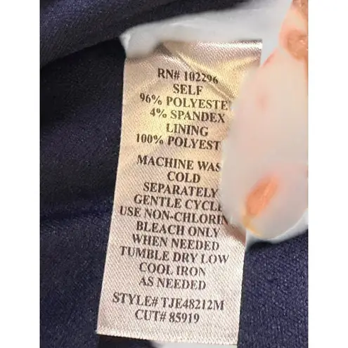 Connected Apparel Size 16 Scoop Neckline Professional Jumpsuit Zipper Closure