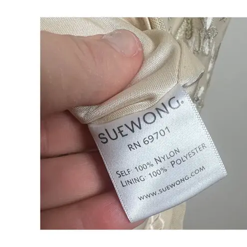 Sue Wong Nocturne Beaded Embroidered Cocktail Dress Sz. 4