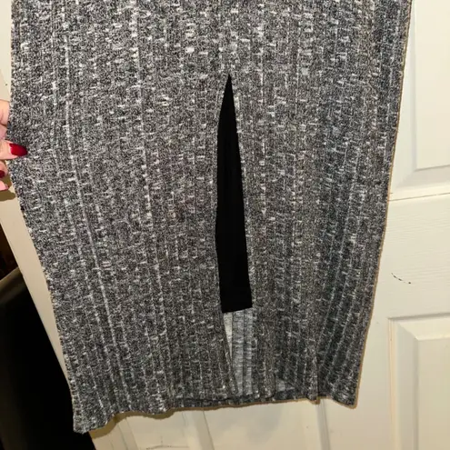 Anthropologie Dolan Left Coast Luna Ribbed V Neck Sleeveless tank layer Dress M Gray Size M