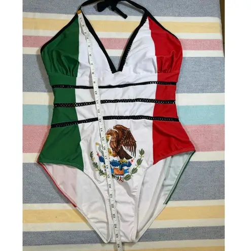 None NWOT Mexican Flag One Piece Sz M