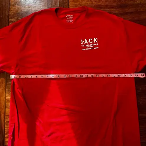 Cleveland Jack Thistledown Red KY Derby 2016 A Roll Is Like A Racehorse Shirt Size XL